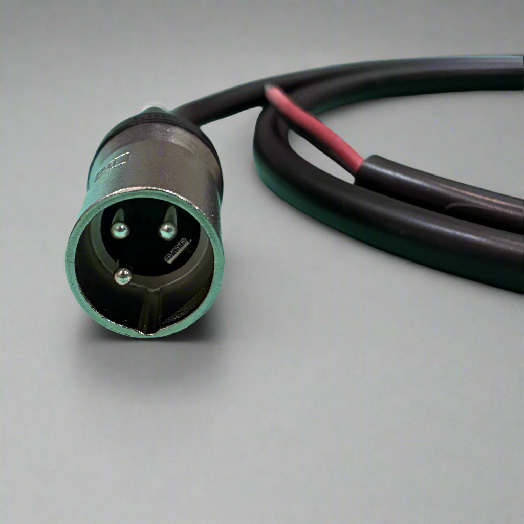 Ampere Magnus, Ampere Reo, Ampere Zeal Charging Socket with Wire - XRL 3 Pin Male with wire