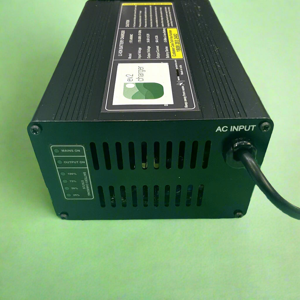 Ampere 54.6V 6A Lithium Battery Charger - Reo, Reo Plus