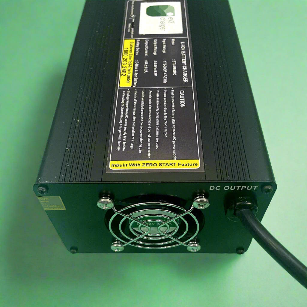 Ampere 54.6V 6A Lithium Battery Charger - Reo, Reo Plus