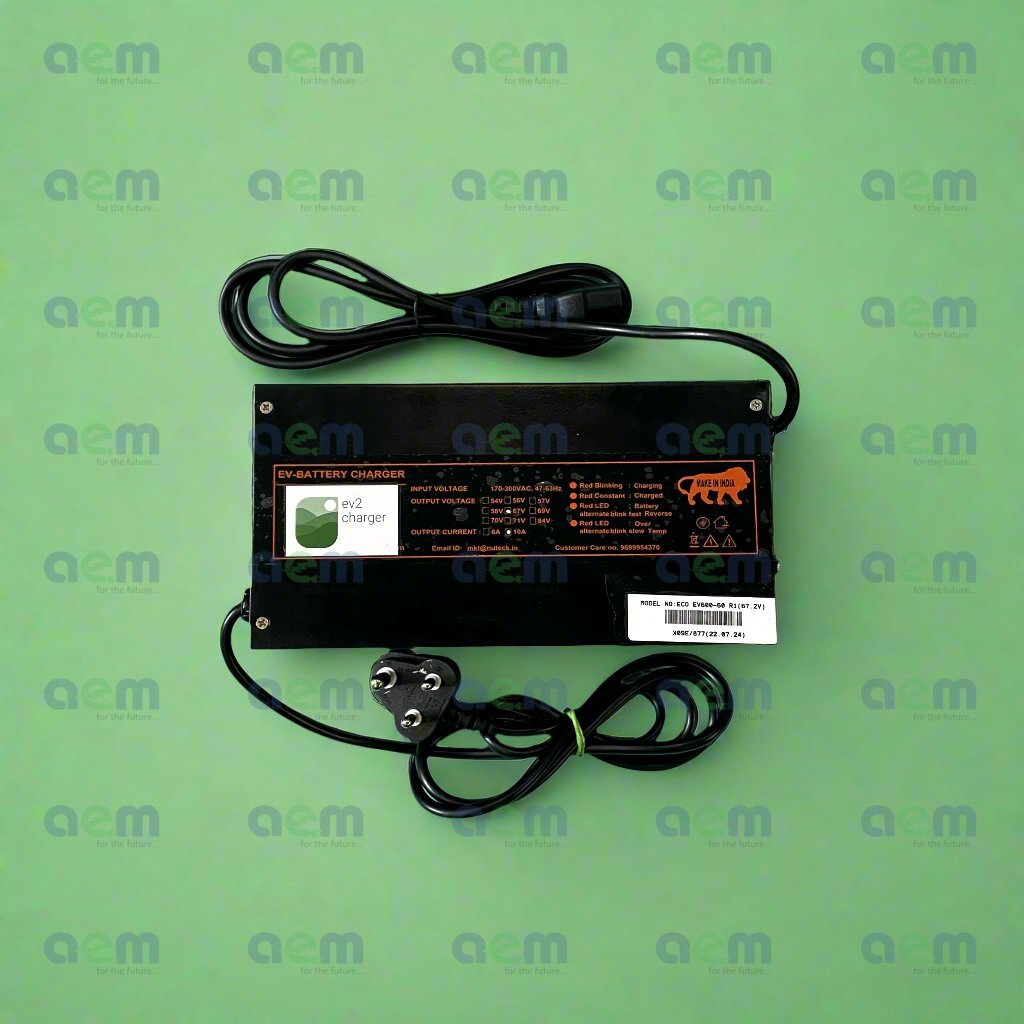 BattRE 67.2V 10A Fast Lithium Battery Charger - LOEV