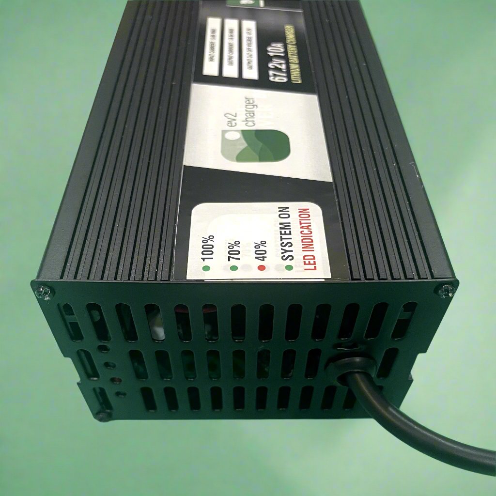 Kinetic Green 67.2V 10A Lithium Battery Charger – ev2 Charger