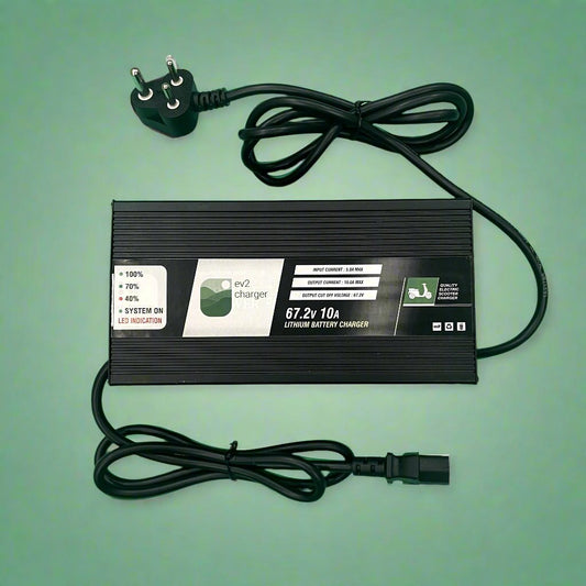 Okinawa 67.2V 10A Lithium Battery Charger - Ridge, Ridge+ and Dual 100