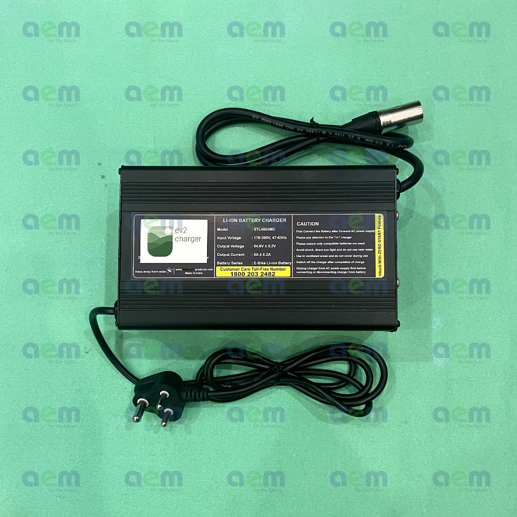 Ampere 54.6V 6A Lithium Battery Charger - Reo, Reo Plus