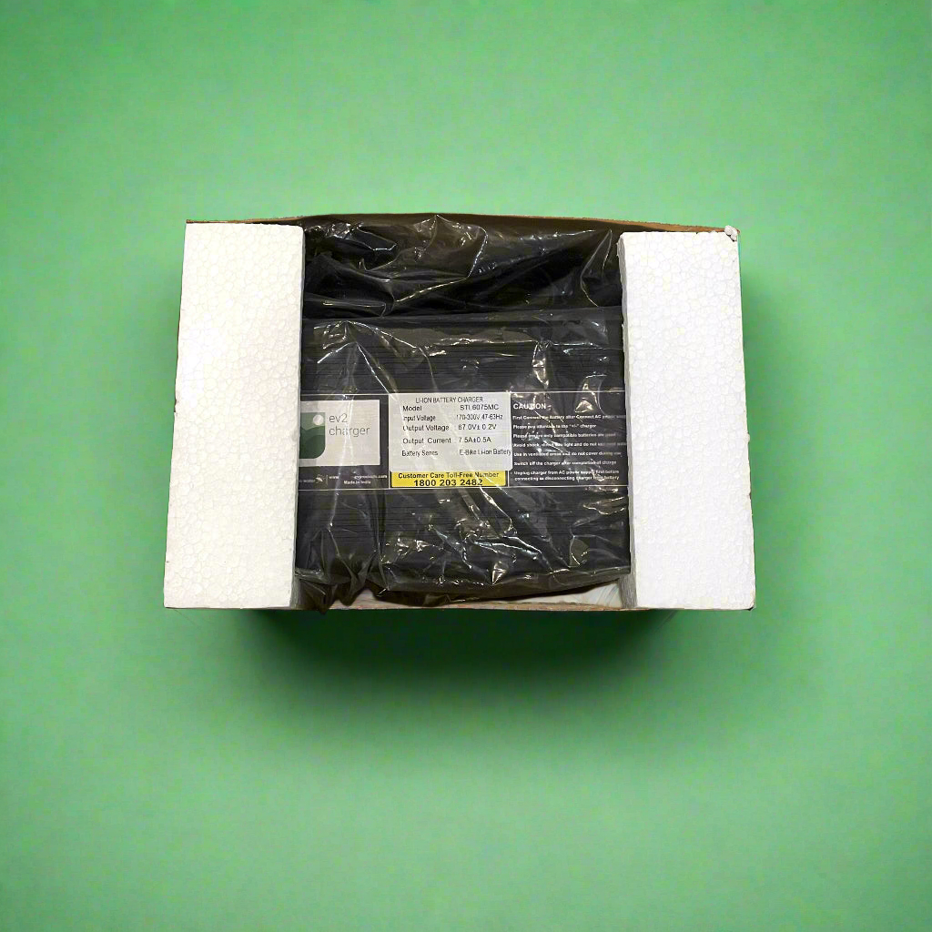 Ampere Electric Scooter Charger - 66.8V 7.5A Lithium Battery Charger (XLR 3-Pin) - For Magnus & Zeal Series