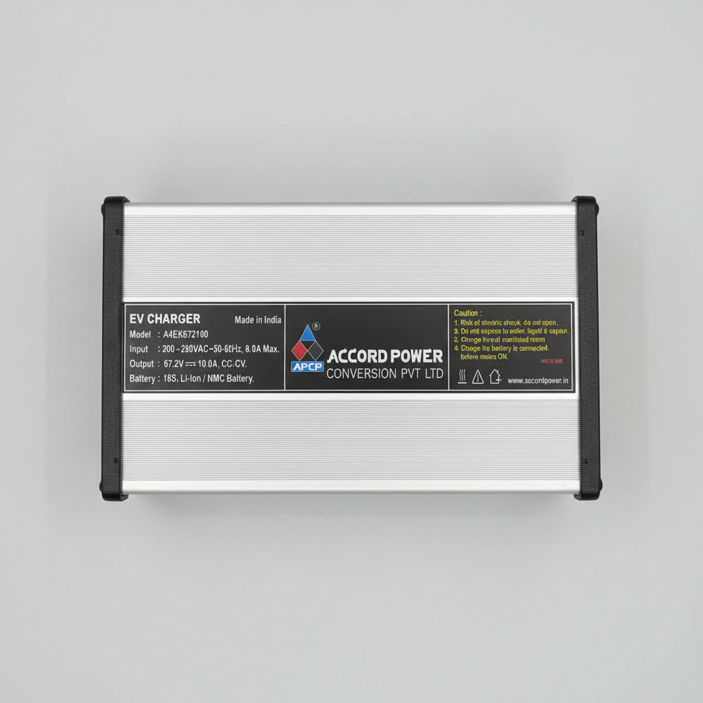 BattRE Storie 67.2V 10A Lithium Battery Charger (CAN Protocol) (Phase 2)