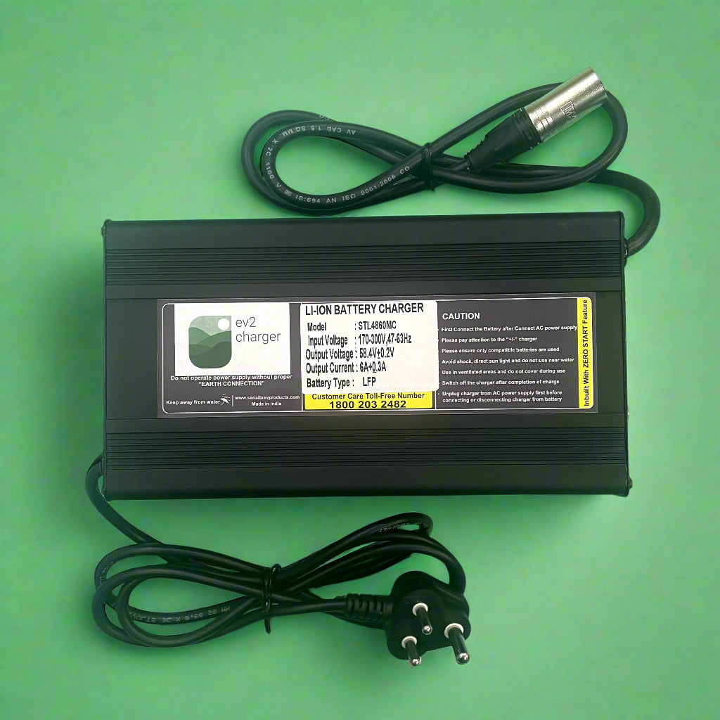 Hero Electric 58.4V 6A Lithium Battery Charger - Optima