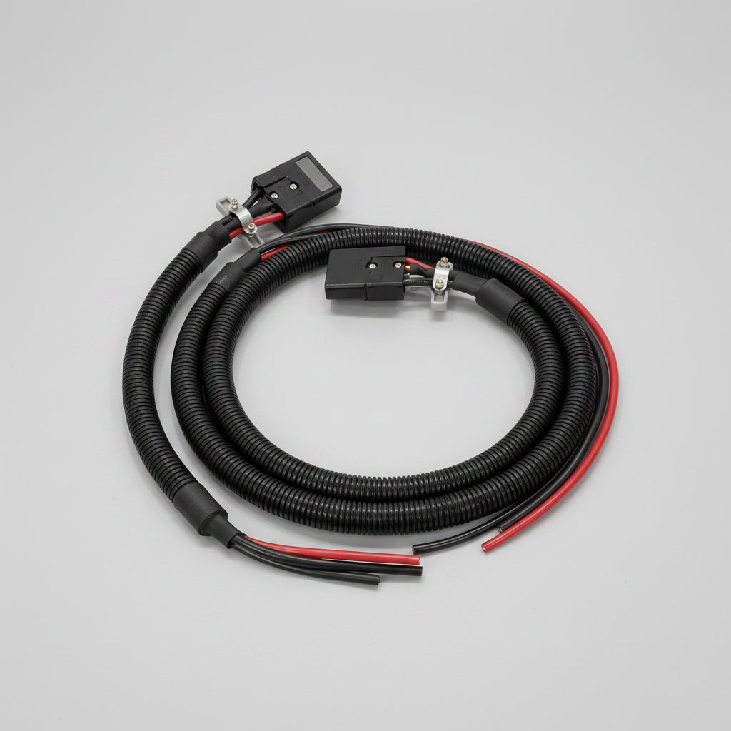 Mahindra & Piaggio L5 Complete Charging Combo Kit - Premium 10 Sq mm SB75 Charger Cable (2m) & Vehicle Charging Socket (18-Inch Cable)