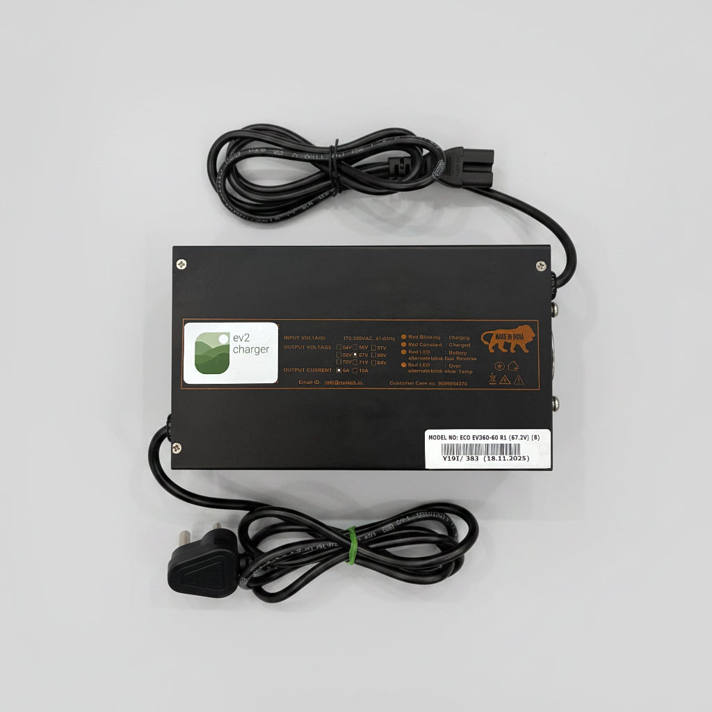 Lord's 67.2V 6A Lithium Battery Charger - Prime (Loader), Stylon, Zoom, Zoom Plus