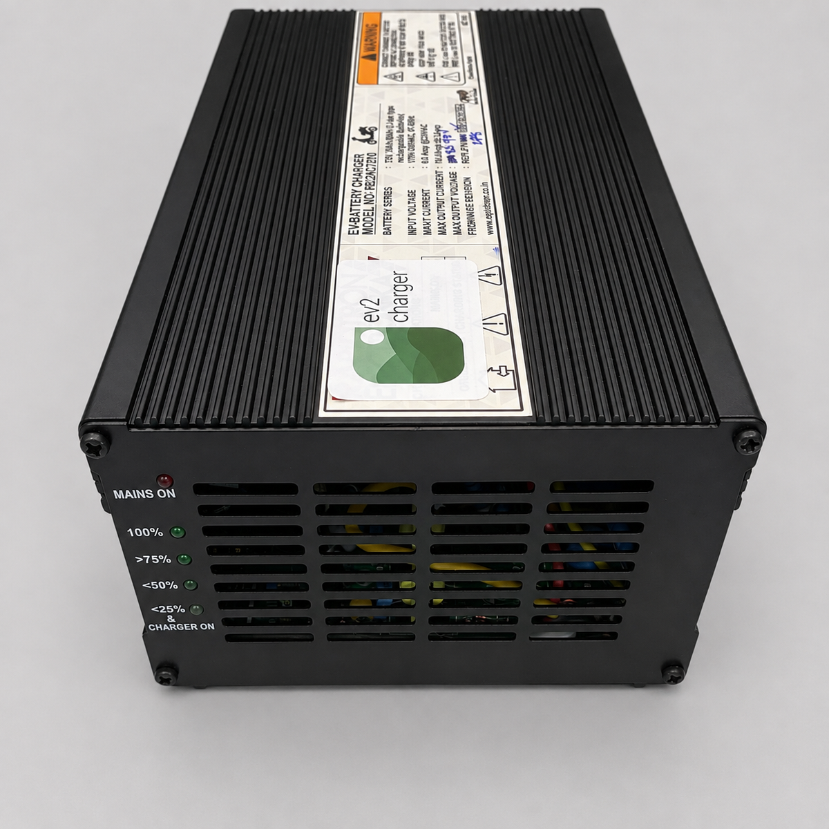 Sokudo 72V 10A Lithium Battery Charger (D-type connector) - Acute, Acute 2.2 (83.95V Cut-off)