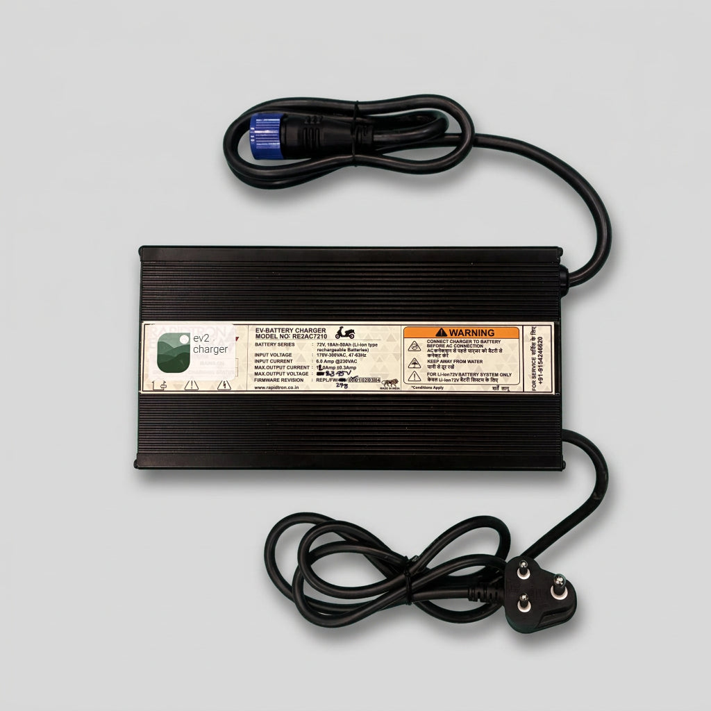 84V 10A Lithium Battery Charger for Okaya Faast - Chagori Connector