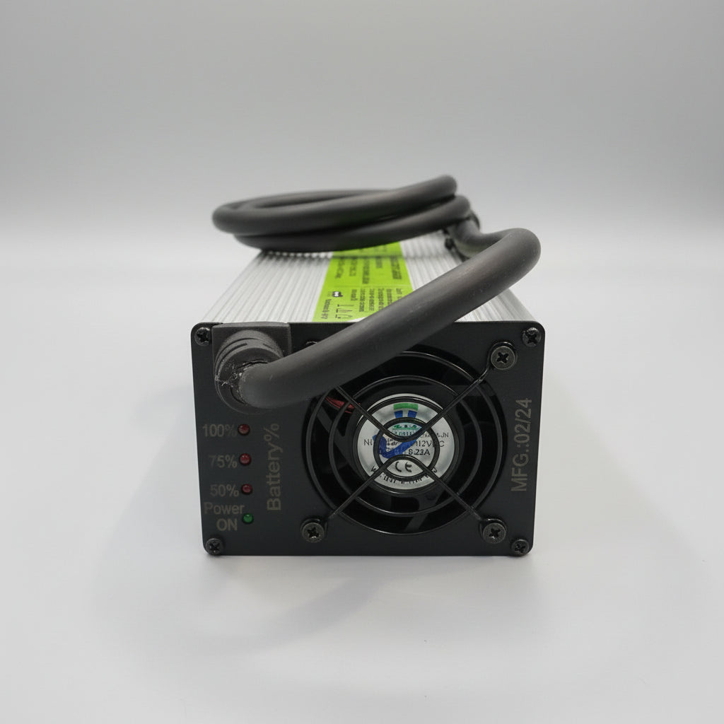 Quantum Electric Scooter Charger - 66.7V 10A Lithium Battery Charger - Model A4EK667100
