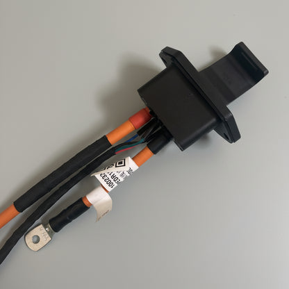 Revolt Battery-Side Charging Socket Assembly with Extended Wiring Harness (DC+ / DC- Ring Terminals & CAN) - For RV400, RV400 BRZ, RV BlazeX, RV1, RV1+