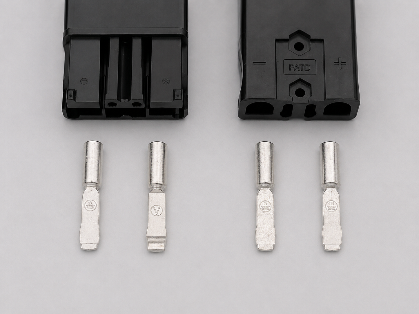 SB75 Connector Pair (2+4 Pin) - Male & Female Set - Compatible with Mahindra, Piaggio, Montra L5