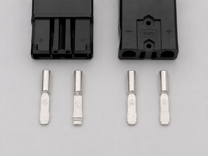 SB75 Connector Pair (2+4 Pin) - Male & Female Set - Compatible with Mahindra, Piaggio, Montra L5