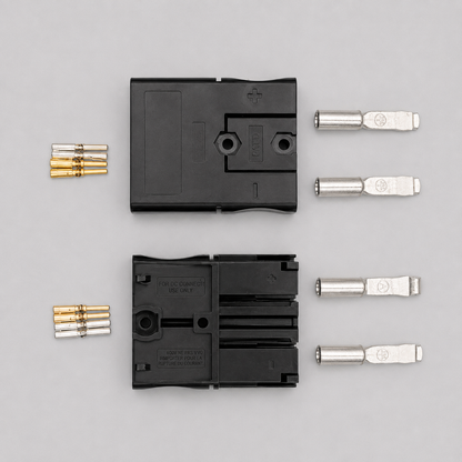 SB75 Connector Pair (2+4 Pin) - Male & Female Set - Compatible with Mahindra, Piaggio, Montra L5