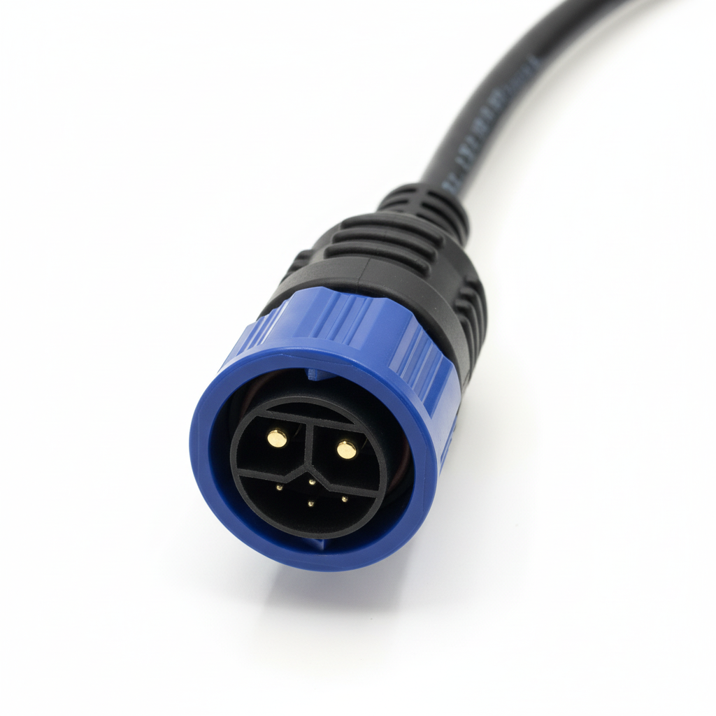 TVS iQube Charging Cable - Chagori Male CAN 6-Wire 4ft Replacement