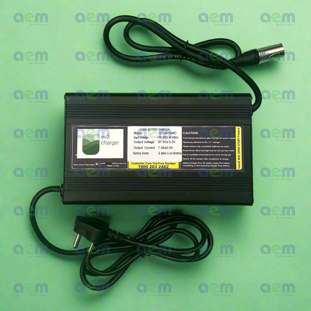 Ampere 66.8V 7.5A Lithium Battery Charger - Magnus Ex