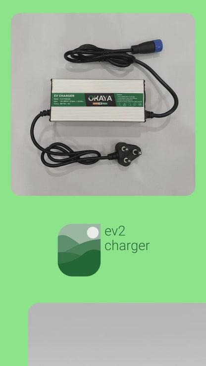 Okaya Electric Scooter Charger - 48V-90V 10A Lithium Battery Charger (CAN Protocol) - Model OLBC1KWCAN
