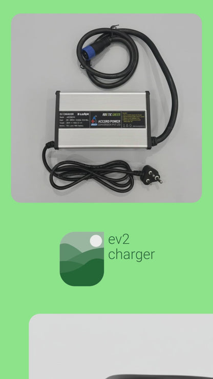 Kinetic Green E-Luna - 58.8V 10A Lithium Battery Charger (CAN Protocol) - Model A4EK588100