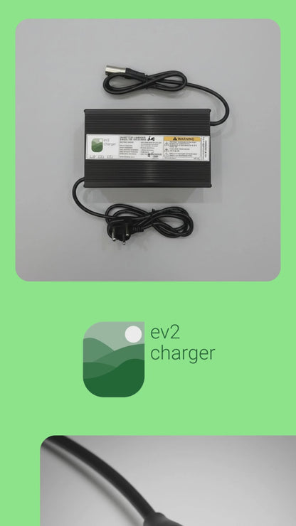 Ampere Electric Scooter Charger - 66.8V 7.5A Lithium Battery Charger - Magnus Pro, Magnus Ex, Zeal and Zeal Ex (New Improved Model STL6075MC)